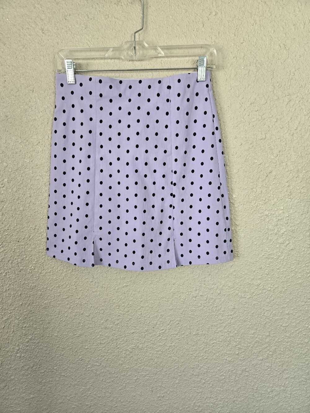 Top Shop Purple Polka Dot Skirt Size 6 New With Tags #2C8803